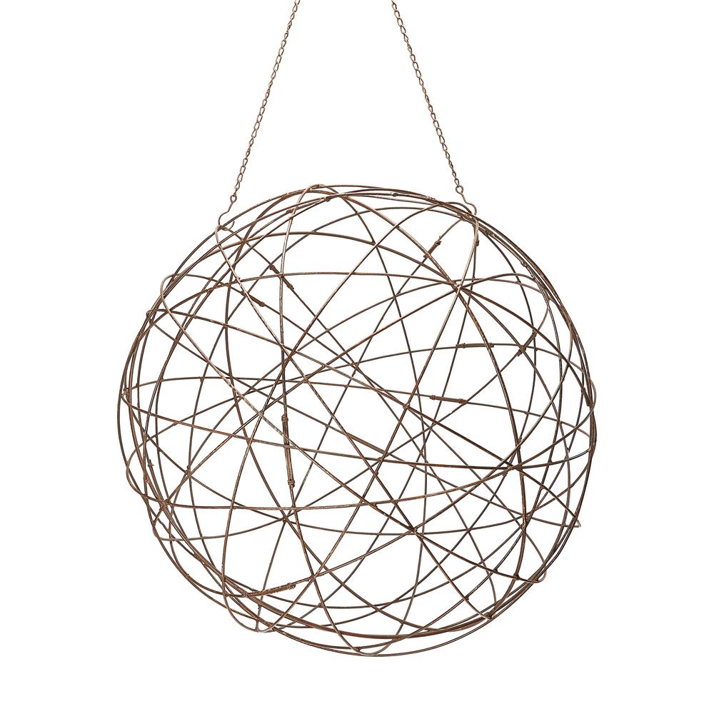 ELK Home 594046 Aged Iron Wire Sphere - Large.  in Aged Iron